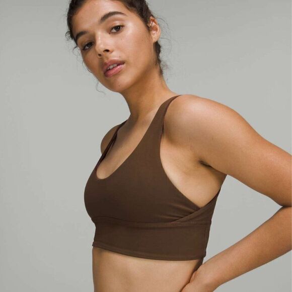 Lululemon Align brown reversible camouflage sport bra size 8. NWOT - Picture 2 of 16